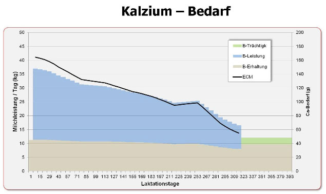 Kalzium Bedarf